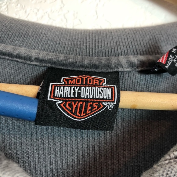 π Harley-Davidson π Grey Polo - Picture 7 of 11